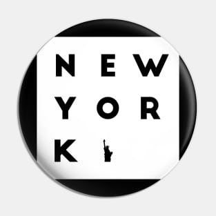 New York | United States of America | American letters Pin