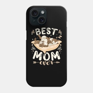 Best Mom Ever Mother Siamese Cat 2 Kittens Mother'S Day Phone Case