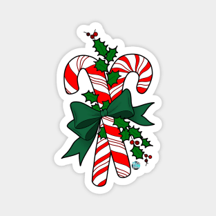 Peppermint Winter Magnet