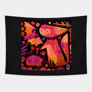 nocturnal animals Tapestry