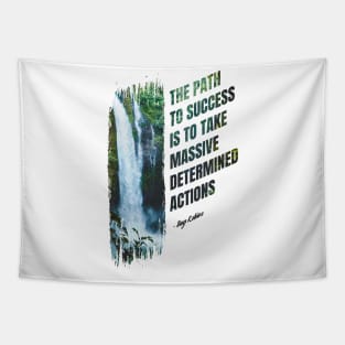 Positive Inspiration Motivation Quote Tapestry