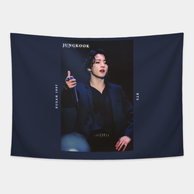 BTS Jungkook: Dark Theme #1 Tapestry by TheMochiLife