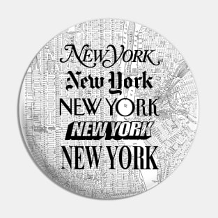 New York New York Pin