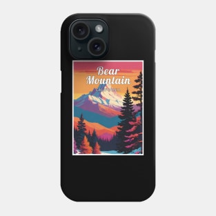 Bear Mountain ski california usa Phone Case