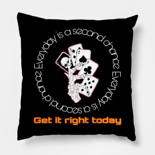 Second chances Pillow