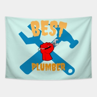 plumber`s day Tapestry