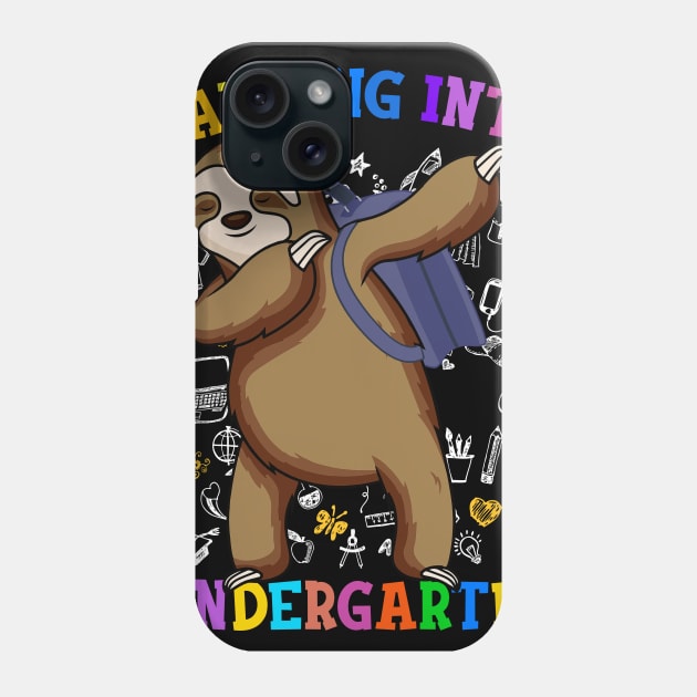 Dabbing Into kindergarten Sloth Shirt Back To School Gifts Phone Case by hardyhtud