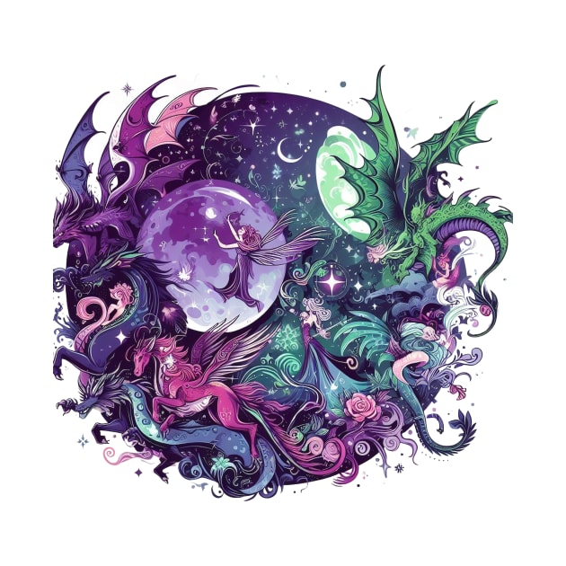 Dragons and Fairies and Magic by Kroot's Alley