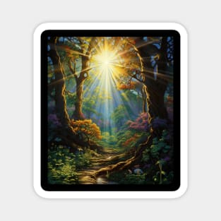 Radiant Forest Pathway Magnet