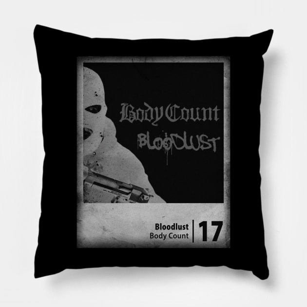 Bloodlust // Minimalist Fanart Tribute Pillow by j.adevelyn