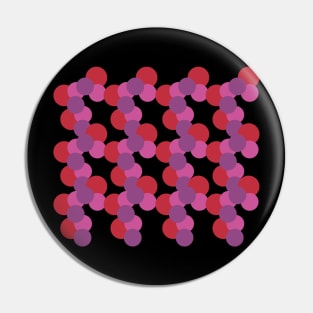 Pink Red Dots Pin