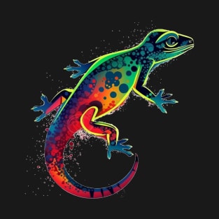 Pop Art of a gecko reptiles Artwork T-Shirt