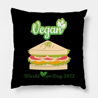 "I'm So fresh" Vegan day 2022 Pillow