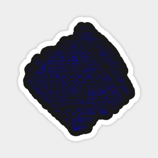 Decorate blue and black Magnet