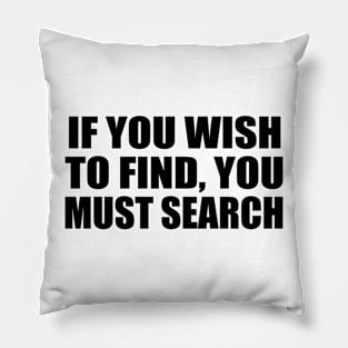 If you wish to find, you must search Pillow