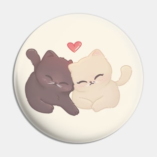 Sweet Love Cats Pin