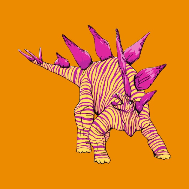 Stegosaurus Zebra by TylerHasbrouck