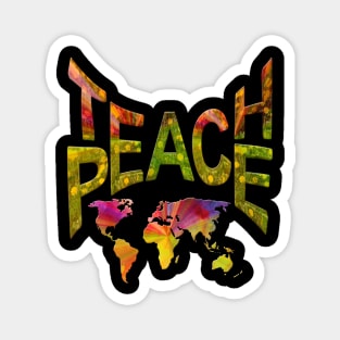 Teach Peace Magnet