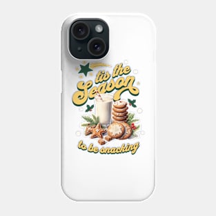 Tis The Season Vintage Christmas Cookies Baking Phone Case