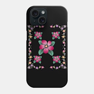 flower tendril flower meadow floral flowerpattern blooms Phone Case