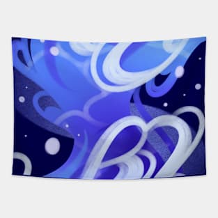 Ocean Wave Splash Tapestry