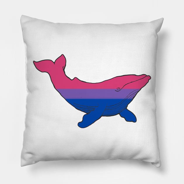 Bisexuwhale Version 3 Pillow by gmc263