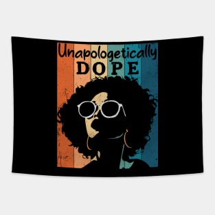 Black Girl Black History & Juneteenth African Heritage Women Tapestry