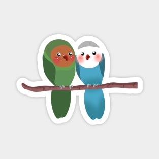 JLovebird in the twig | Bunniesmee Magnet