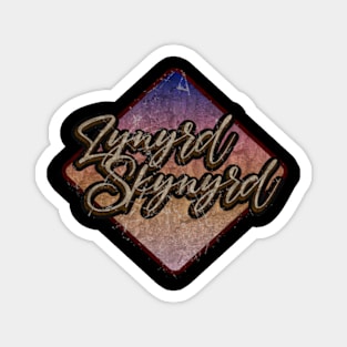 Lynyrd Skynyrd vintage design on top Magnet