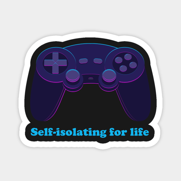 Self-Isolation Videogame Controller Magnet by arcadeperfect