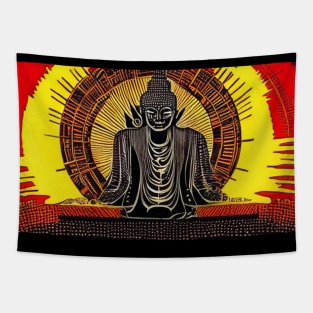 Abstract Buddha Tapestry