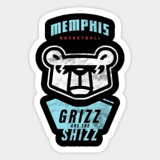 Grizz! - Memphis Grizzlies Mascot - Sticker