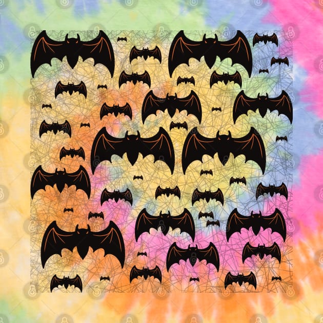 Halloween bats pattern by Xatutik-Art