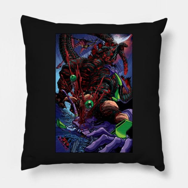 SHIN vs EVA Pillow by ZornowMustBeDestroyed