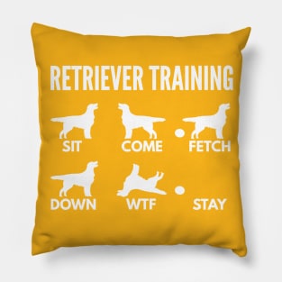 Retriever Training Retriever Dog Tricks Pillow