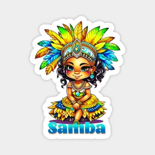 Samba Carnival Girl Magnet