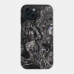 steampunk abstract city Phone Case