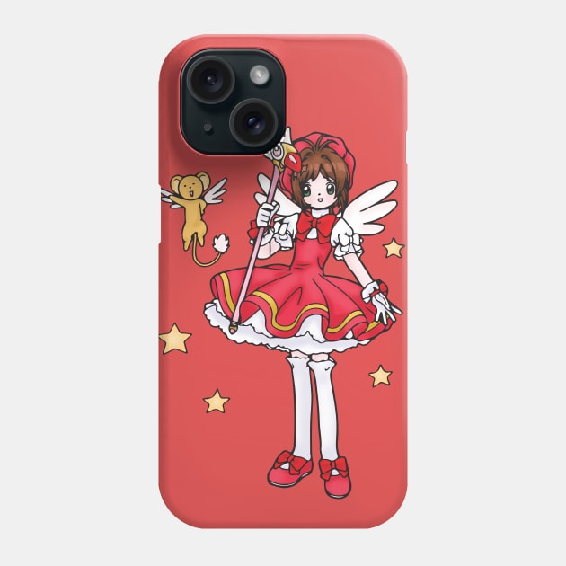 Sakura and Kero Phone Case by steffirae