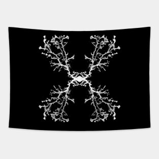 Cordyceps Symmetrical Rorschach Tapestry