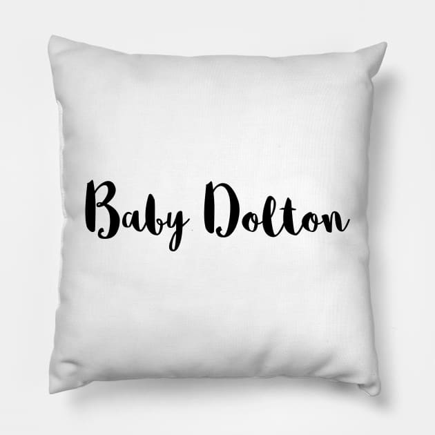 Baby Dolton Pillow by xenapulliam