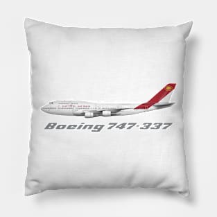 Air India 747-300 Tee Shirt Version Pillow