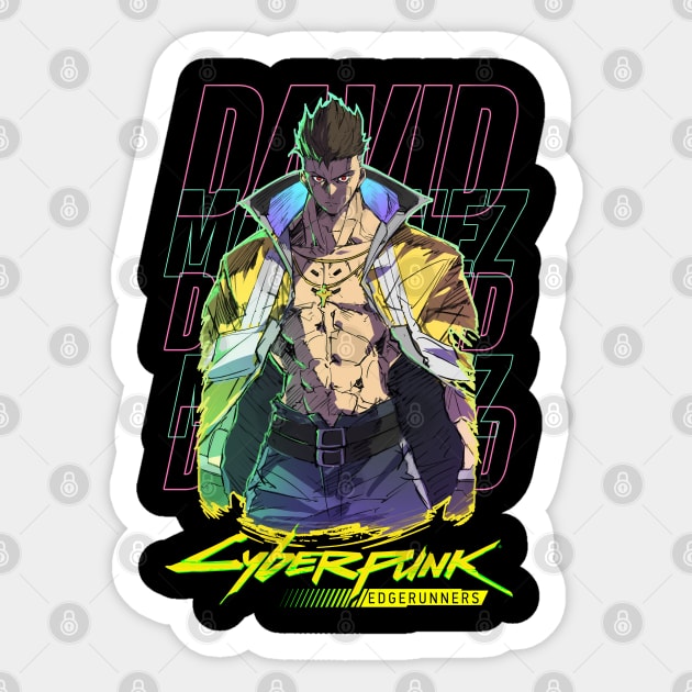 Characters Of Cyberpunk Edgerunners Anime Sticker for Sale by justwish