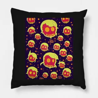 Demon halloween pumpkin Pillow