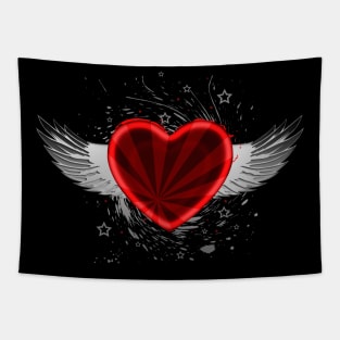 Wing Heart Tapestry