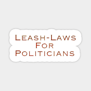 Leash Laws Magnet