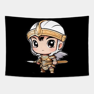 Cute greece warrior Tapestry