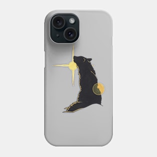 Sunlit Wolf Design Phone Case