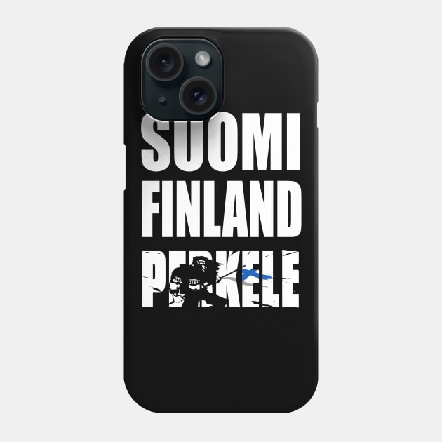 Suomi Finland Perkele Phone Case by Perkele Shop