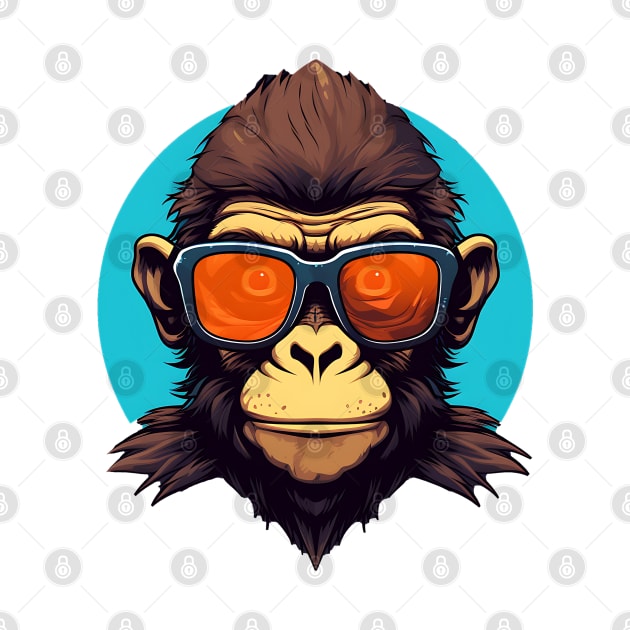 In a world full of humans, be a monkey by Printashopus