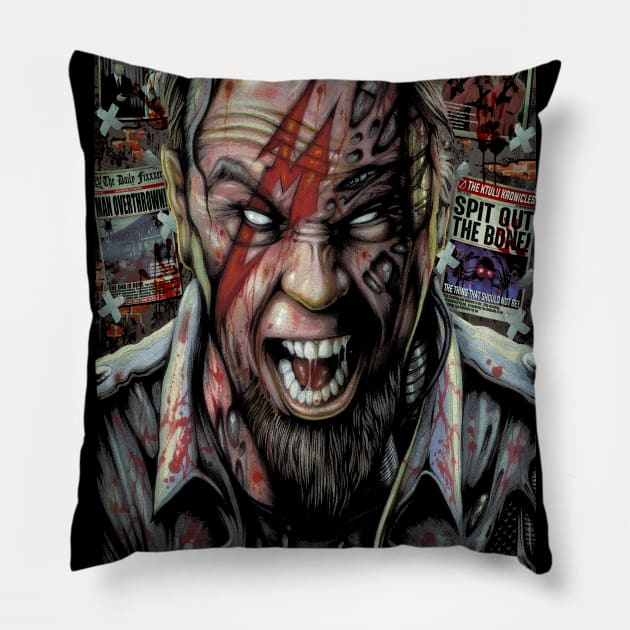 "PAPA HET" Pillow by joeyjamesartworx